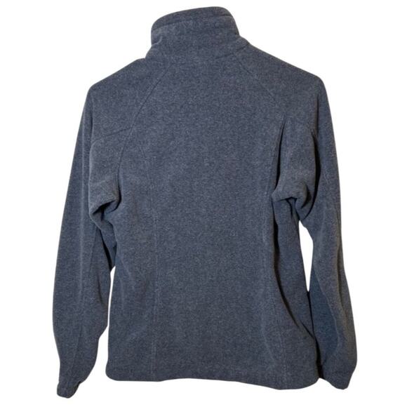 Columbia Full Zip Fleece Jacket, Blue Gray, Women's XS - Picture 2 of 5
